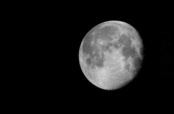 view of moon, which you can get with 12x40 Binoculars for astronomy 