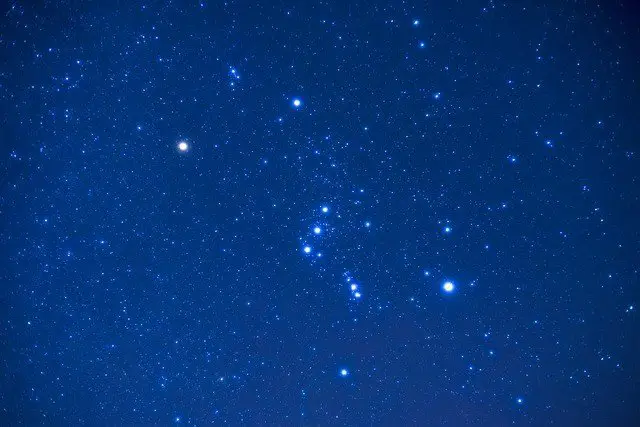constellation of Orion is easily spotted by beginner stargazers; my beginner stargazer guide