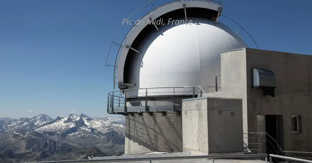 French international dark sky reserve with observatory